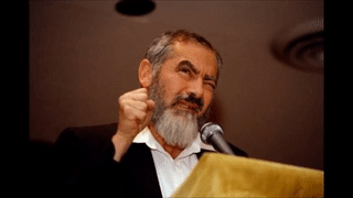 Rabbi Kahane gives Shiur (2 12) in Museum of Potential Holocaust in Jerusalem 1990 01:31:28